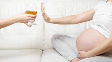 A indicação na gravidez á álcool zero