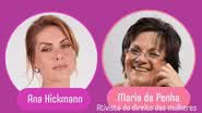 A live da Ana Hickmann com Maria da Penha vai ser nesta terça-feira, 19h