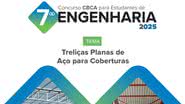 Equipe da equipe da Universidade Federal da Grande Dourados (UFGD) vence concurso pelo desenvolvimento de uma solução estrutural completa em aço para a cobertura de um ginásio poliesportivo. - Imagem: Divulgação (Site CBCA)