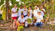 Participantes do Projeto Rede Solidária de Mulheres de Sergipe em um dos Quintais Produtivos - Foto: arquivo do Projeto Rede Solidária de Mulheres