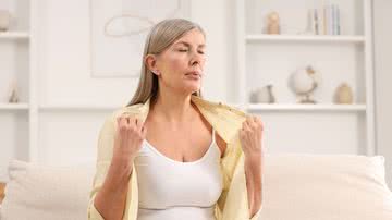 Mulher na menopausa
