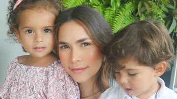 Laís Brito com seus dois filhos - Foto: Divulgação