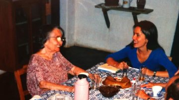 A escritora Rachel de Queiroz dá entrevista para a jornalista Mariana Kotscho, em 1999 para a Globonews. Local: Fazenda Não de Deixes, Quixadá, CE - Foto: Fabiano Moreira