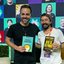 Thiago Godoy e Eduardo Feldberg na Bienal do livro