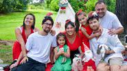 A executiva Karen Miura e família
