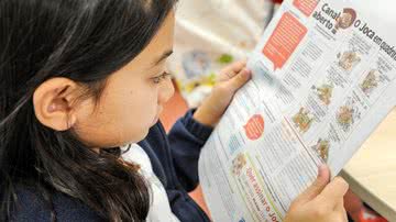 Jornal estimula a leitura e garante que o público infantojuvenil tenha acesso a informações sobre o que está acontecendo no Brasil e no mundo - Foto: Divulgação