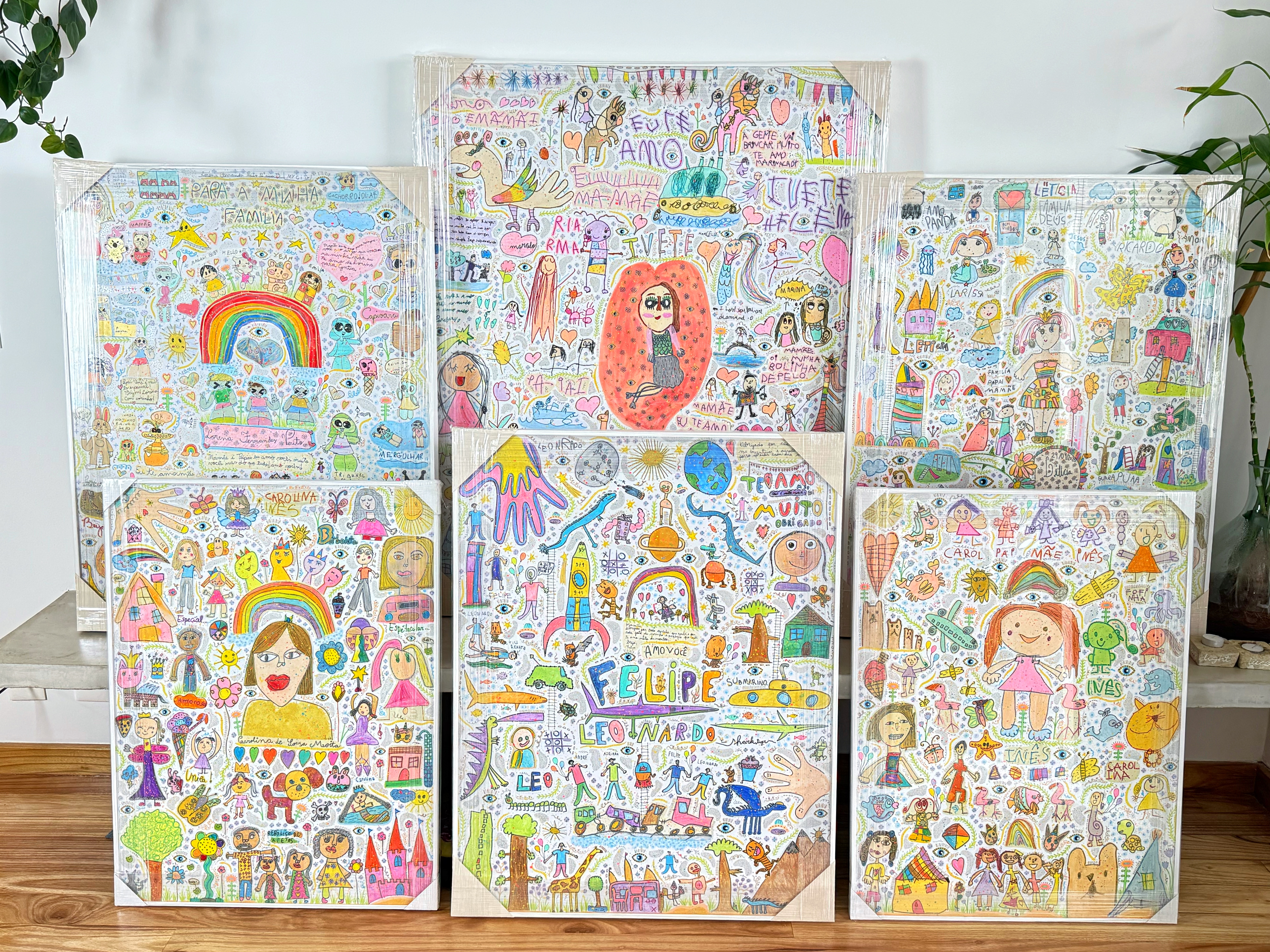 Obra nasce da coautoria entre artista e criança